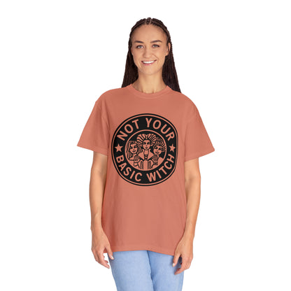 Not your Basic Witch Graphic logo tee