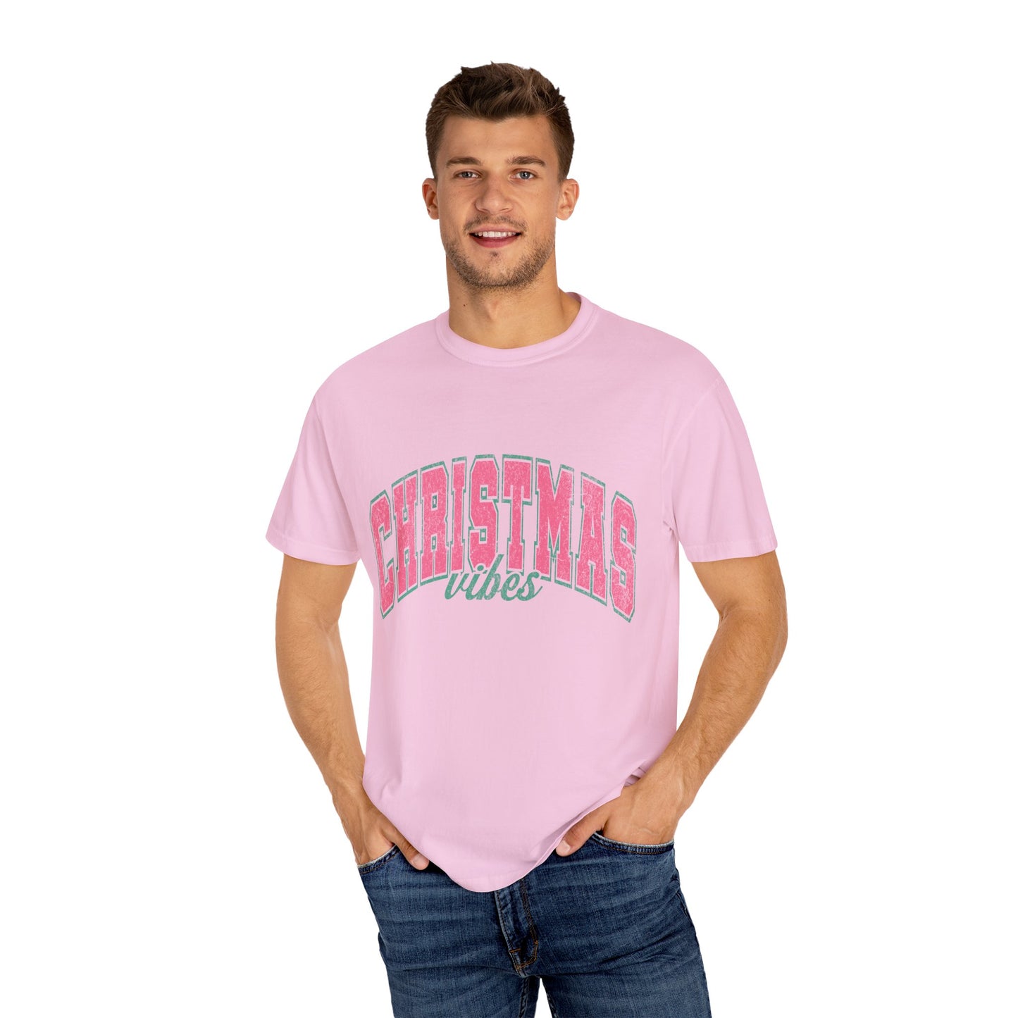 Christmas Vibes Garment-Dyed T-shirt