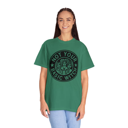 Not your Basic Witch Graphic logo tee