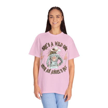 She's a wild one Unisex Garment-Dyed T-shirt