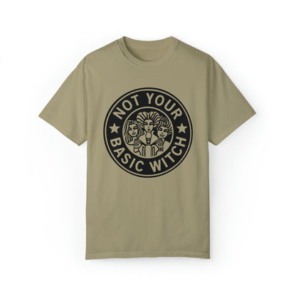 Not your Basic Witch Graphic logo tee