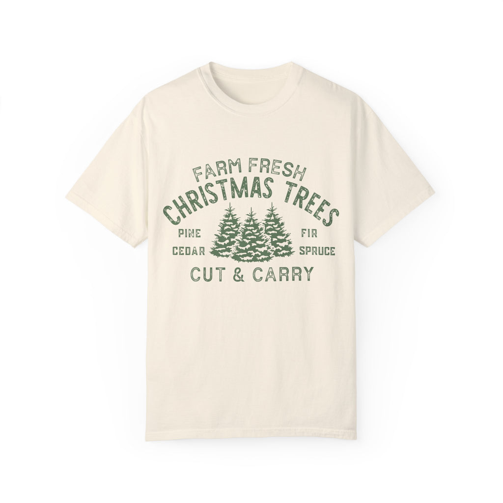Christmas tree Garment-Dyed T-shirt