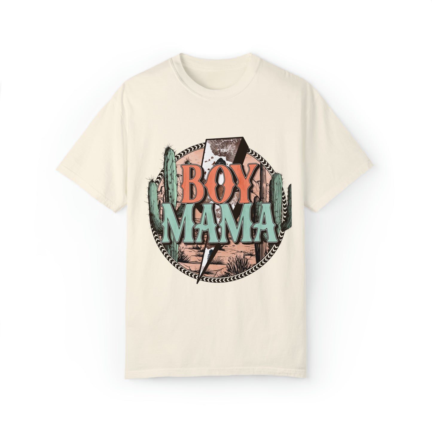 Boy Mama Unisex Garment-Dyed T-shirt