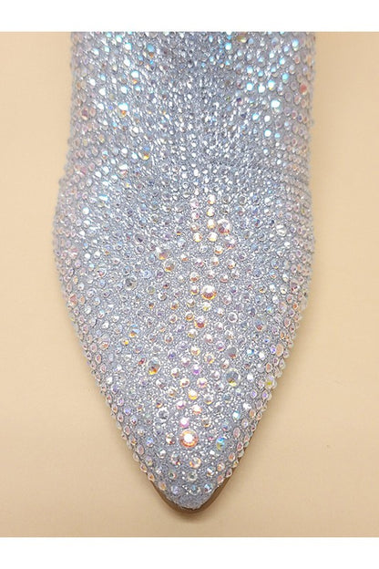 Ice Rhinestones boots