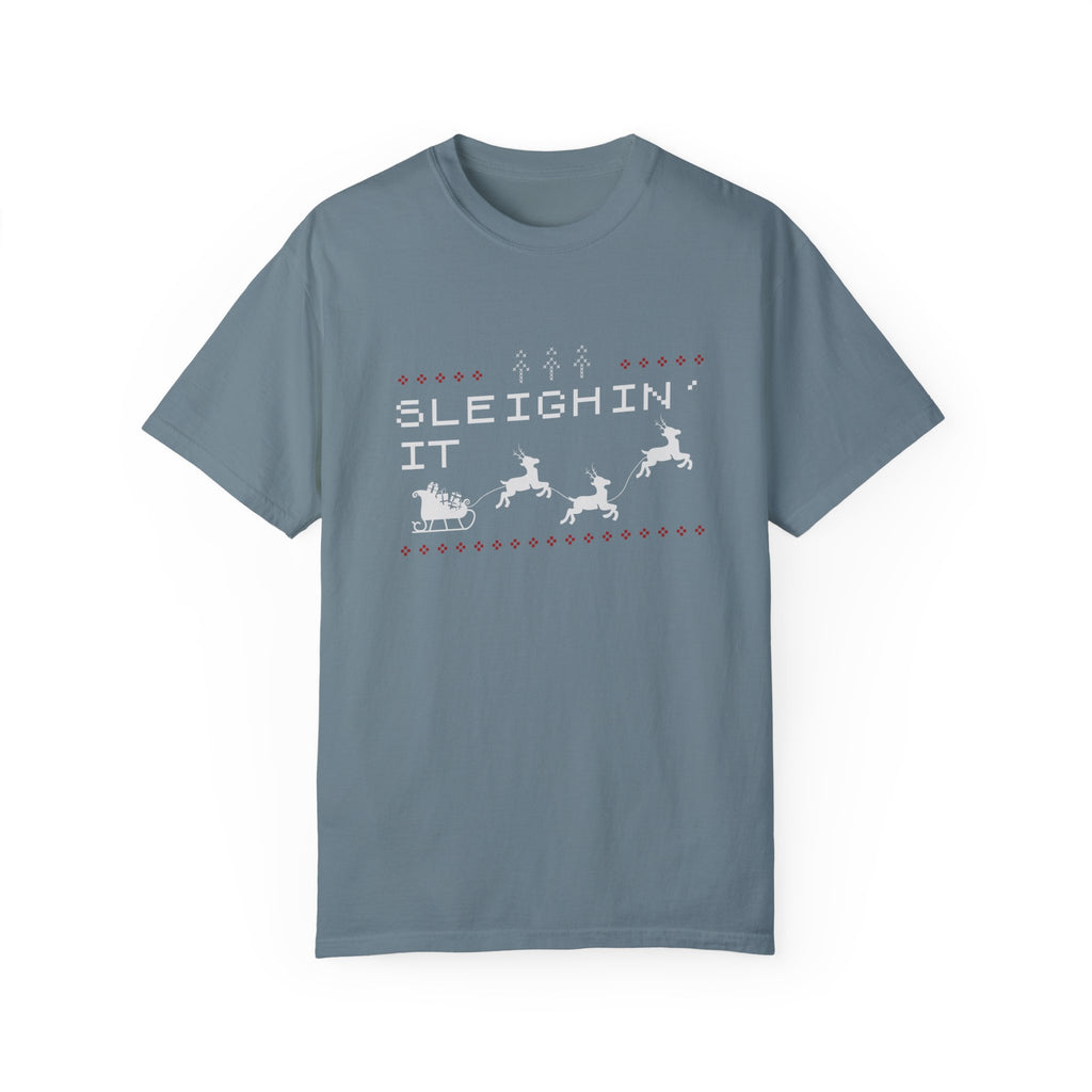 Sleighin it Garment-Dyed T-shirt