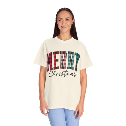 Merry Christmas Garment-Dyed T-shirt