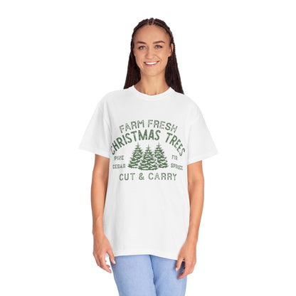 Christmas tree Garment-Dyed T-shirt