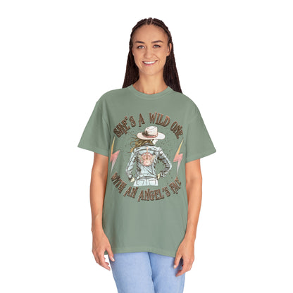 She's a wild one Unisex Garment-Dyed T-shirt