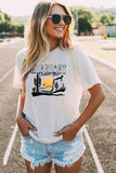 Vintage Print Women T-shirt