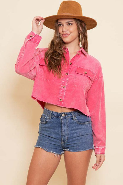 Demin Pink Jaket