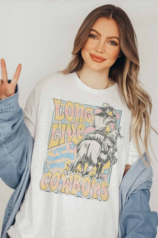 Long Life to Cowboys Graphic Tee