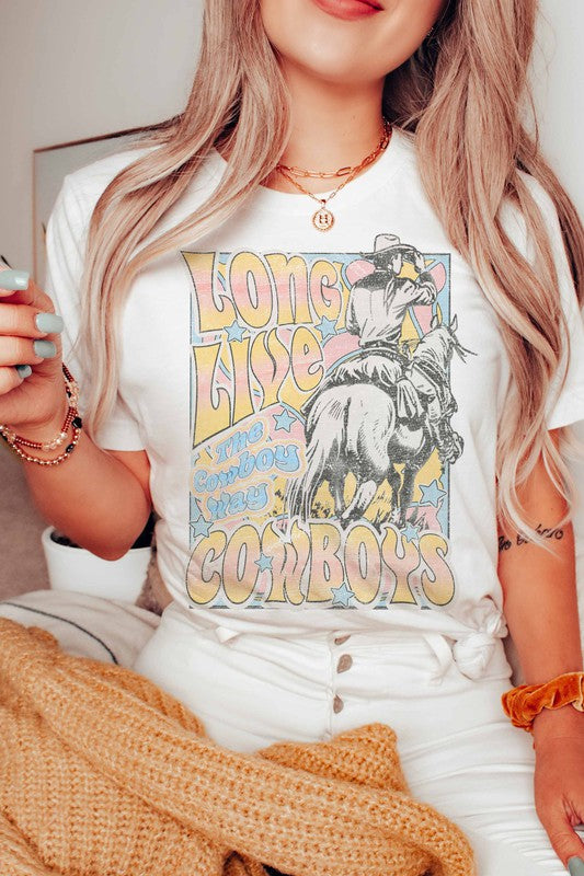 Long Life to Cowboys Graphic Tee