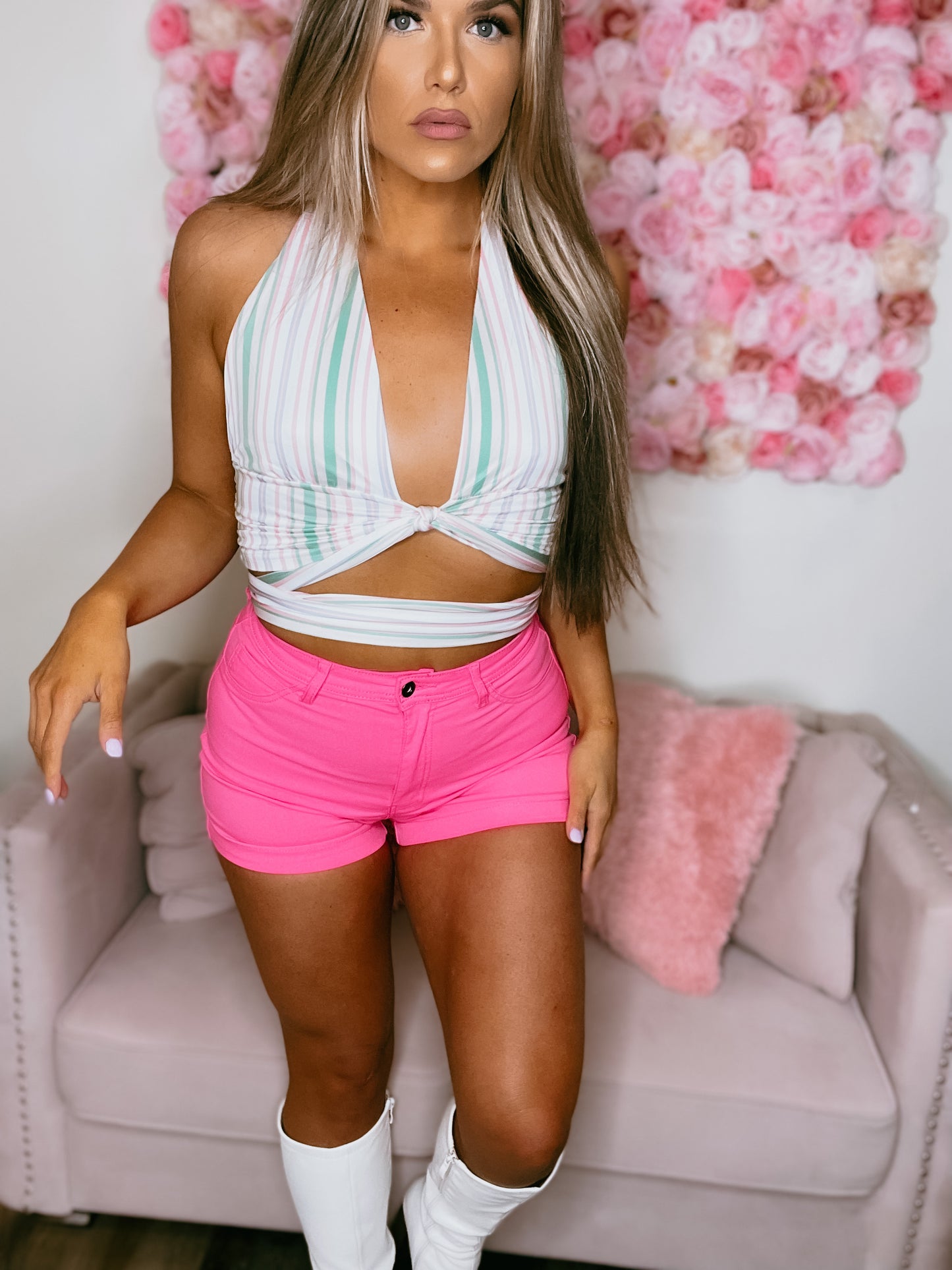 Stacy Pink Shorts