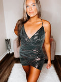 Black Sequin/Sparkle Party Dress