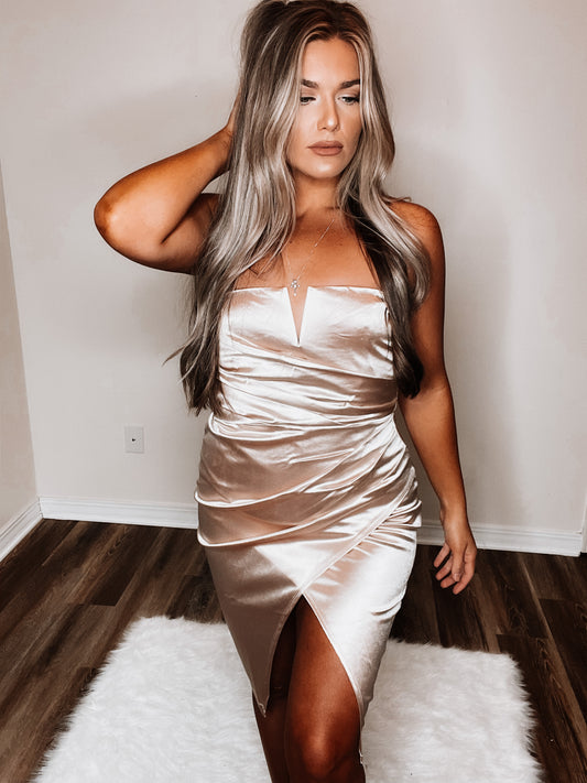 Champagne Toast Dress