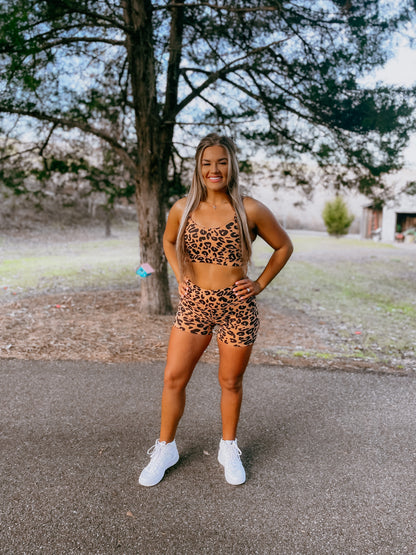 Leopard Short and Top Set