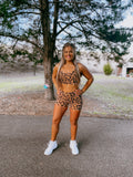 Leopard Short and Top Set