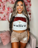 Suede Tan Star Shorts