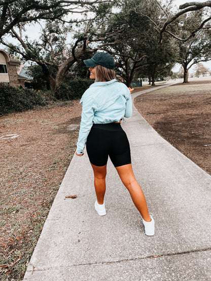 String Me In Cropped Jacket