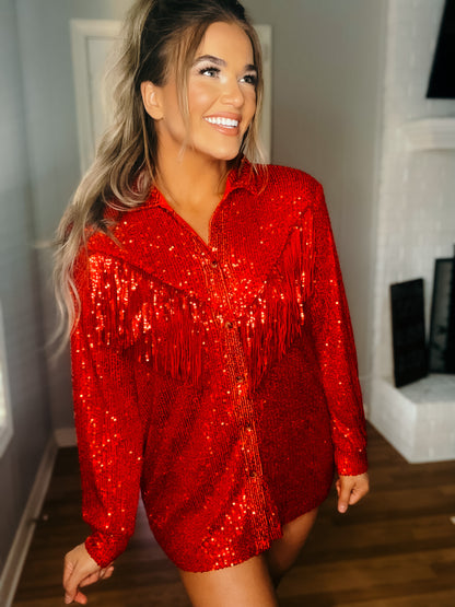 Actin’ Up Sequin Top