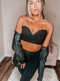 Own The Night Sparkling Rhinestone Top